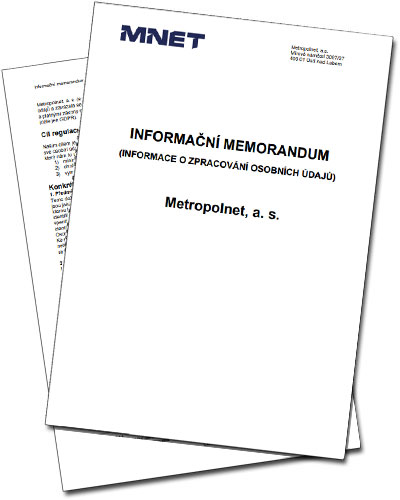 Informační memorandum