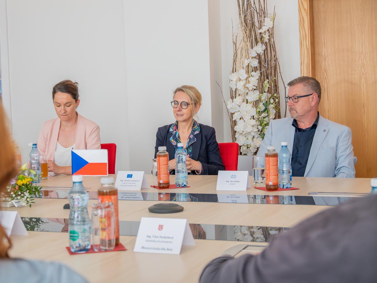 Ústí nad Labem navštívila vedoucí Evropské komise v ČR